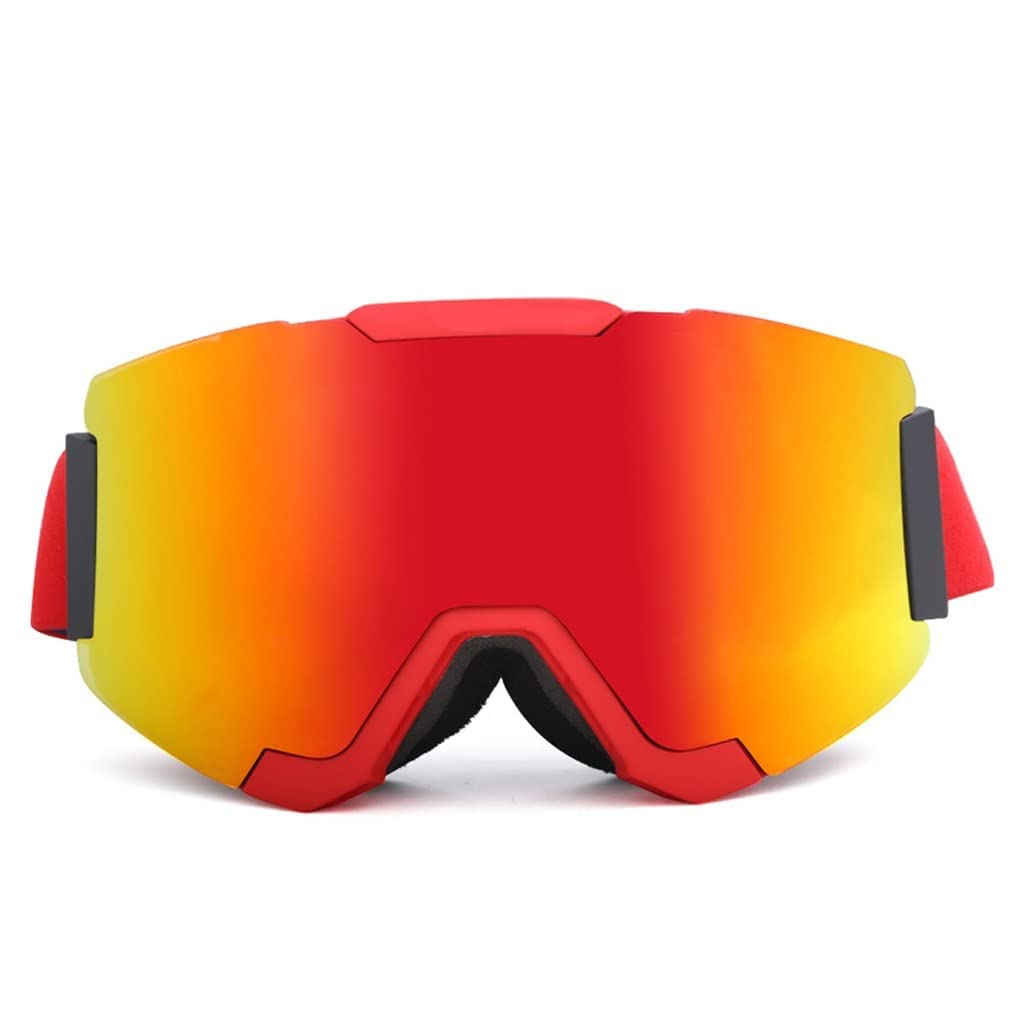 BATLAM Lunettes de Ski Anti-buée Haute définition Lunettes de motoneige d'hiver Sports de Plein air Lunettes de Ski de Patinage (Couleur : C, Taille : Taille Unique) (Taille Unique B)