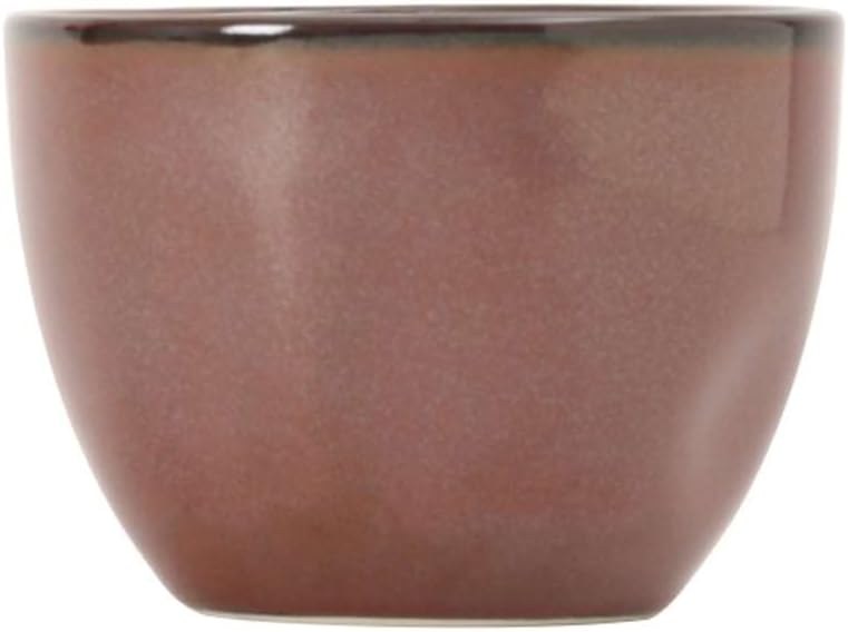 Tuxton China GAR-040 Bouillon, 12-1/2 oz., 4-1/4" Dia. x 3"H, Round, Microwave & Dishwasher Safe, Oven Proof, Fully vitrified, Lead-Free, Ceramic, TuxTrendz, Artisan, Red Rock, Case of 24