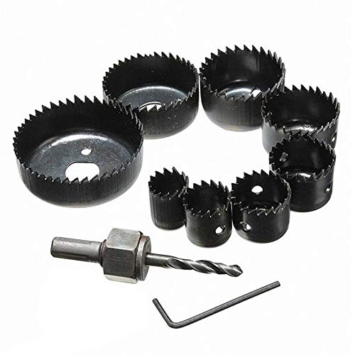 Brocas para metal y madera, set de 11 piezas 19-64mm miniatura 1