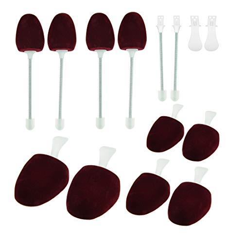 Lisa Vario boute mousse de velours pour ankle boots chaussures rondes, by MTS shoecare (Set 5 paires), made in Germany