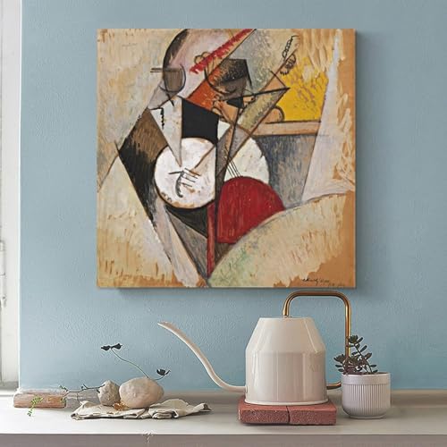 Modernisme Albert Gleizes Composition pour Jazz Toile Murale pour Mur Vide 71cm