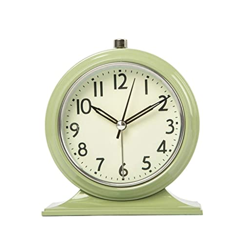 Réveil minimaliste européen XXZ vert avec fonction snooze et veilleuse