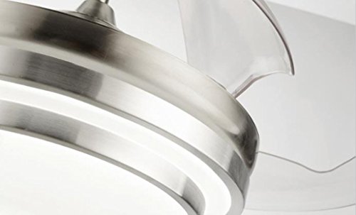 Lustre ventilateur invisible LED et applique murale design nordique - 3