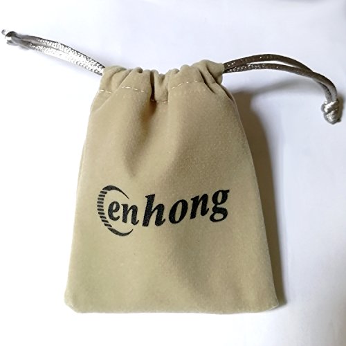 enhong Celtic Knot Necklace for Men,Stainless Steel Magic Double Side Solid Heavy Pendant with Chain 24 Inches