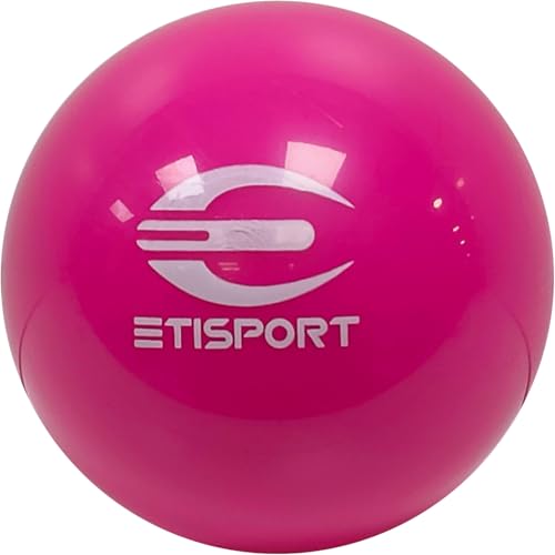 ETISPORT Palla da Hockey Pista PRO. Uso Professionale per Tutti i Tipi di superfici. Misurazione regolamentare e Peso. (Rosa)