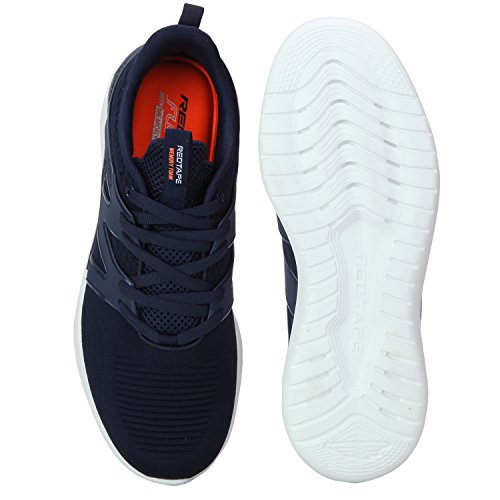 Image of Red Tape Men Black Walking Shoes