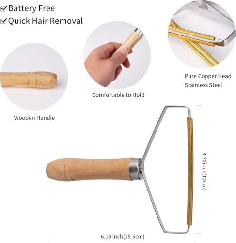Joyfenta Reusable Pet Hair Remover Brush — view 2