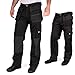 Produktbild Lee Cooper Herren Multi & Holster Pocket Kneepad Arbeitssicherheitshose Cargohose, Schwarz, 30" Taille Normales Bein