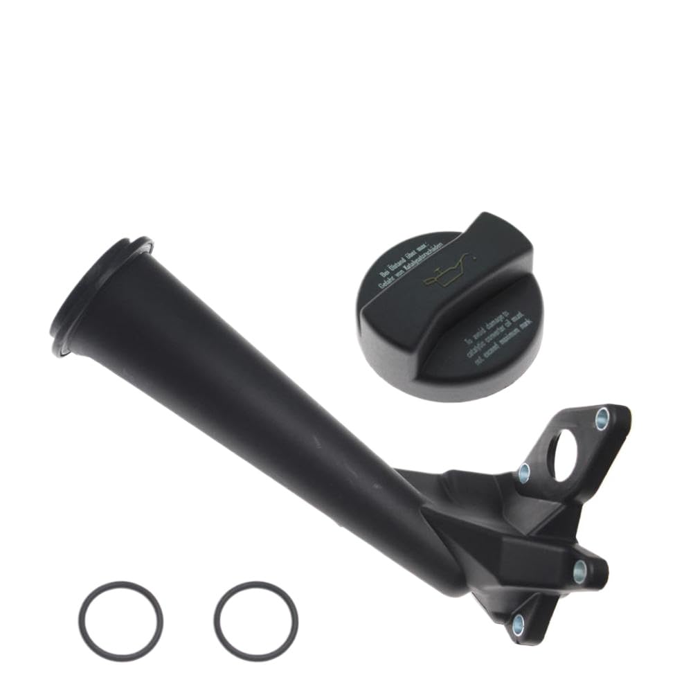 Engine Oil Filler Neck Tube 074 115 308 E Compatible with Transporter T4 2.5 TDi 1996 1997 1998 1999 2000 2001 2002 2003(Oil Filler with Cap)