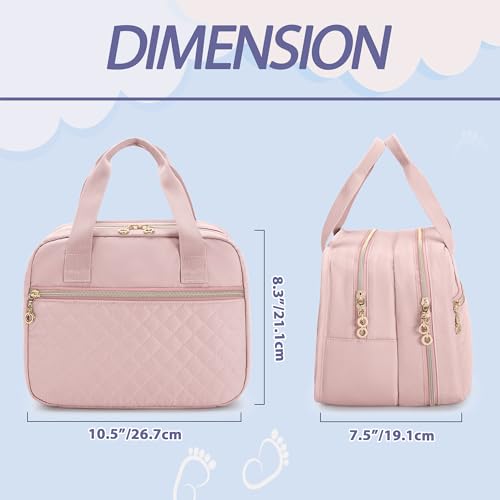 Damero Tragbare Muttermilchbeutel kompatibel mit Elvie, Willow und Momcozy Milchpumpe, Multifunktionell Muttermilch Kühltasche für Stillende Mütter, Milchbeutel für Muttermilch, Rosa