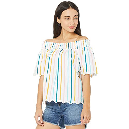 Image of Spykar Women's Cotton Regular Fit Indigo Shirts