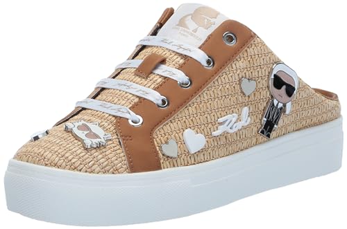 Image of Karl Lagerfeld Women's Cambria Slip on Sneaker Mule with Pins