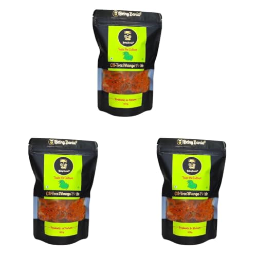 Image of Being Bania Homemade Oil Free Mango Pickle, 500g | Aam ka Achar | Authentic and Traditional | Handmade with no preservatives | Natural Aam Achar (Pack of 3)
