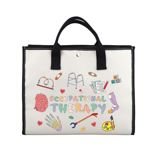 Cadeau d'ergothérapie : OT Tote Bag Zuo Bao en coton pour thérapeute