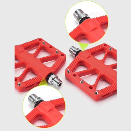 Pédales de vélo de route plateforme antidérapante nylon légère durable - 6