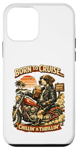 �A�C�X�R�[�q�[�����ރ|�C���^�[ �� & �o�C�N�ɏ�� DIGOR ���g�� �X�}�z�P�[�X iPhone 12 mini �p