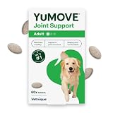 YuMOVE Joint Supplement for Dogs, Essential Dog Hip and Joint Aid for Stiff Adult Dogs with Glucosamine, Chondroitin & Green Lipped Mussel, 60 Tablets