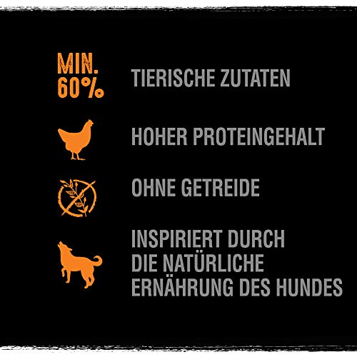 Crave Hundefutter Trockenfutter Adult 1+ Mit Huhn & Truthahn, 1 Beutel (1 x 2,8kg)