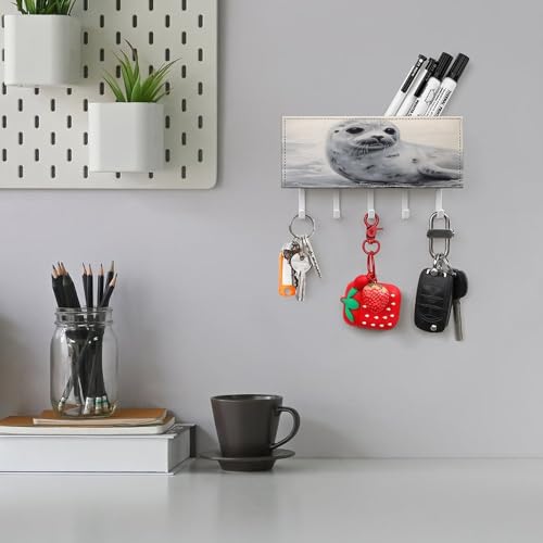 Soporte para llaves de pared con sello de arpa para evitar pérdidas 6