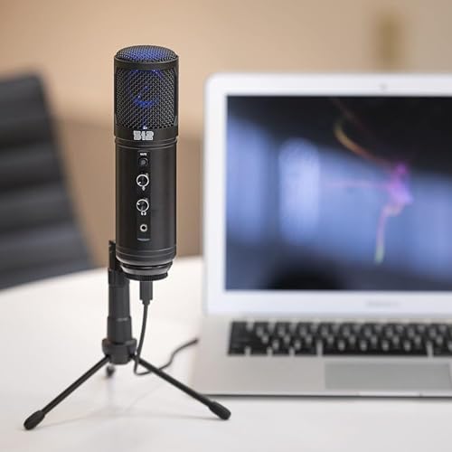 512 Audio 512-UPM By Warm Audio Tempest - Large Diaphragm Studio Condenser Usb Microphone + Stand + Shock Mount thumb #7