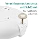 TabTime (mit deutscher Anleitung) Automatische Tablettendose mit 6 Alarmen pro Tag. Stabiler abschließbarer Deckel. Unentbehrlich für Alzheimer Demenz und ältere Menschen. Medikamentendosierer mit Alarm, Pillendose mit Alarm. Tablettendose mit Alarm.