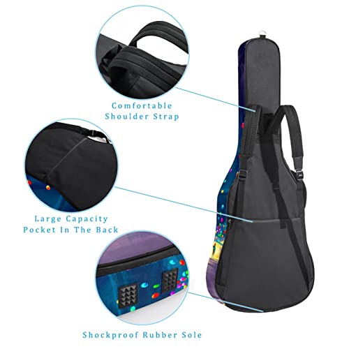 Hondank Housse pour guitare acoustique Paysage urbain avec groupe de gratte-ciels rembourré de 1 cm d’épaisseur Housse… - Les Beatles, Paul McCartney, John Lennon, RIngo Starr, George Harrison Hondank Housse pour guitare acoustique Paysage urbain avec groupe de gratte-ciels rembourré de 1 cm d'épaisseur Housse… – Image 4