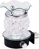 Electric Oil Warmer Burner Tart Diffuser Aroma Scented Fragrance Essential Oils Wall Plug in Lamp
