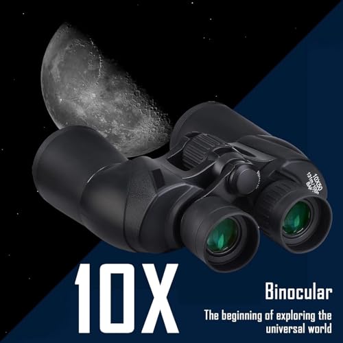 Image of Binoculars for Long Distance, 10x50 Ultra HD Binoculars for Adults High Powered with Clear Vision BAK4 Prism FMC Lens Easy Focus Long Range Portable (6 Months Warranty)