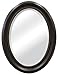 MCS Beaded Oval Wall Mirror, 22.5 x 29.5 Inch, Bronze