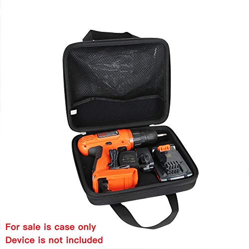 Hermitshell Hard Travel Case For Black+Decker 20V Max Cordless Drill/Driver With 30-Piece Accessories (Ld120Va) (Black) #TOP1