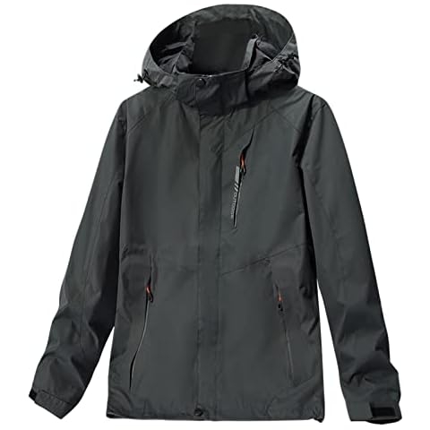 DRESCOKLJ Softshelljacke Herren Leicht Regenbekleidung Cover