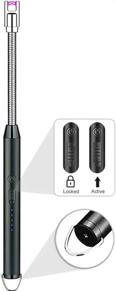 Isqueiro Acendedor Elétrico USB Recarregvel Cozinha Fogão Gas ( cores sortidas )