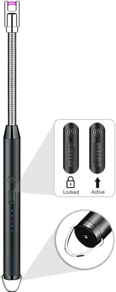 Isqueiro Acendedor Elétrico USB Recarregvel Cozinha Fogão Gas ( cores sortidas )
