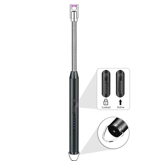 Isqueiro Acendedor Elétrico USB Recarregvel Cozinha Fogão Gas ( cores sortidas )