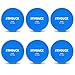 SYNGUCK 6 Pack Plyometric Weighted Balls for Baseball & Softball Training Set (14.11oz/400g) Improve Power, Pitching, Hitting - Perfect for Yoga, Fitness, Plyometrics - All Skill Levels