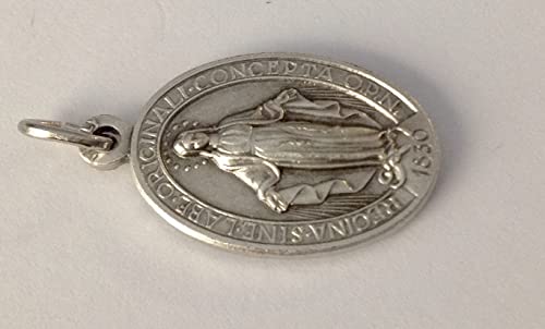 THE MIRACULOUS MEDAL WITH CHAIN - THE ORIGINAL ONE - 100% MADE IN ITALY - THE MEDALS OF THE PATRON SAINTS4