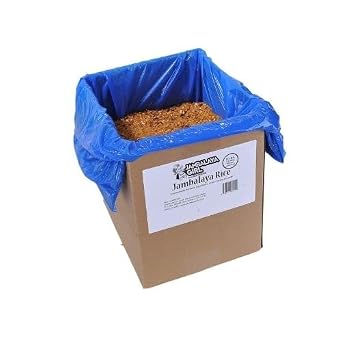 Jambalaya Girl Food Service Jambalaya Seasoned Rice Blend, 25 lb. box - Easy to Cook - Just Add Chicken, Sausage or Seafood - Rice, Seasonings and Hearty Dehydrated Vegetables. No Artificial Flavors, No MSG Added, No Certified Colors - Woman Owned - Kid Approved