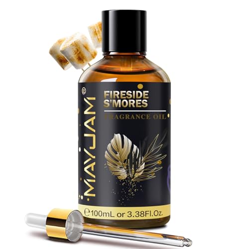Mayjam Aceite De S Mores Junto A La Chimenea 100ml, Aceite De Fragancia De S Mores Junto A La Chimenea Para Difusor De Aceites Esenciales, Aromaterapia, Diy Mayjam Aceite De S Mores Junto A La Chimenea 100ml, Aceite De Fragancia De S Mores Junto A La Chimenea Para Difusor De Aceites Esenciales, Aromaterapia, Diy
