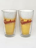 Beer Snob Barware Czechvar Pint Glasses - Set of 2