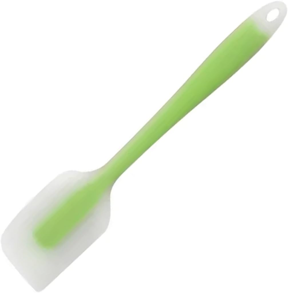 Compatible For Silicone Spatula Cream Butter Cooking Heat Resistant Utensils Scrape Decorator Translucent Kitchen Tools(Green,3 pcs 27cm)