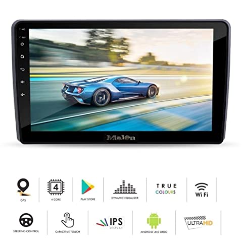 Image of Malon 9 inch car Android Double din Player(2GB /32GB) capacitive Touch Screen Quad core Processor, 1080P HD Screen, Android Version and BT 5.0, Wi-fi, GPS, USB 2.0, Navigation