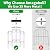 AMAGABELI GARDEN & HOME 5 Panels 27in(H)×9ft(L) Decorative Garden Fences and Borders for Dogs No Dig Rustproof Metal Fence Panels Garden Edging Animal Barrier Fencing for Flower Bed Yard Patio