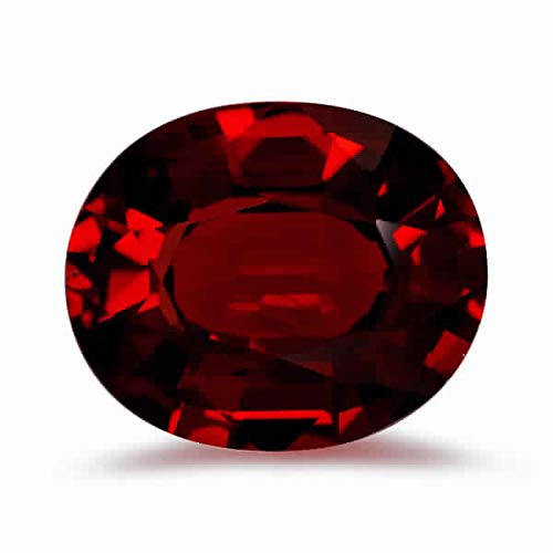 Mysticdrop 1.11-1.75 Cts of 8x6 mm AAA Oval Step Cut Mozambique Garnet (1 pc) Loose Gemstone