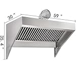VEVOR Concession Trailer Hood, 5FT Long Food Truck Hood Exhaust, 5-Foot X 30-Inch Stainless Steel Concession Hood Vent… - Image 2