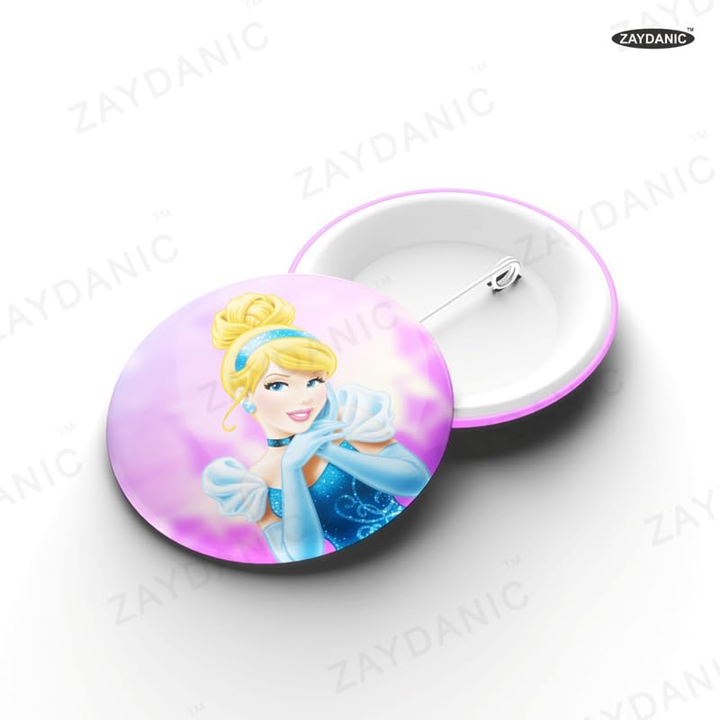 Image of Disney Princess Pencil Box Integrated Sharpener and Calculator, Magnetic Lock, Dual Compartments, Cartoon Stationery Case School Kit for Girls, Kids, Students Combo Set of 5in1