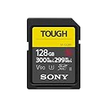 Sony SF-G 128GB Tough Series UHS-II SD Memory Card, Black