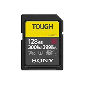 Sony SF-G128T 128GB SF-G Tough Series UHS-II SDXC Memory Card with 5 Year Plan
