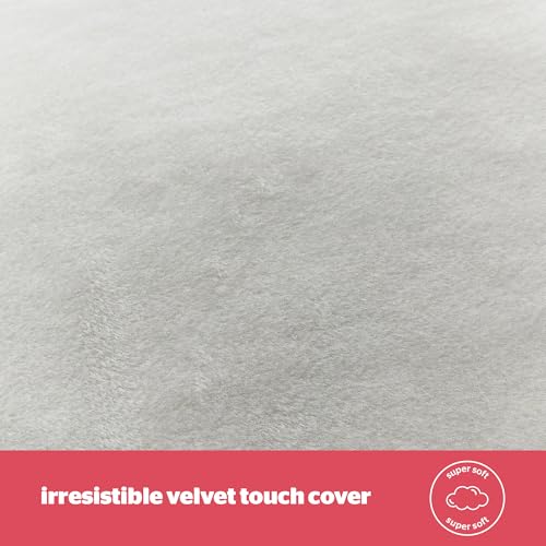 Silentnight Squishy Pillow -Soft Comfortable Pillow with Velvet Touch Cover and Fluffy Fibres - Machine Washable and Hypoallergenic - Pack of 1 - Image 2