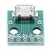 Produktbild Micro USB zu DIP Adapterplatine, Akozon Micro USB Buchse zu DIP Adapterplatine 5 Pin 2,54 mm Abstand 10St