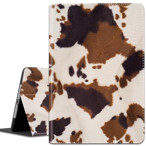 for iPad 10th-Gen 10.9-inch 2022 Case, Adjustable Stand Shockproof Protective Cover, with Automatic Wake-up/Sleep Function, Suitable for iPad 10th Gen 2022 Case, Cow Hide Print by RVHOEZZM - Used condition - US$9.22